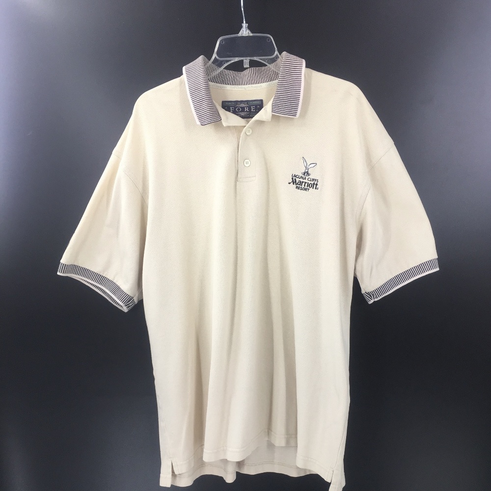 FORE Golf Shirt High Quality 100% Cotton